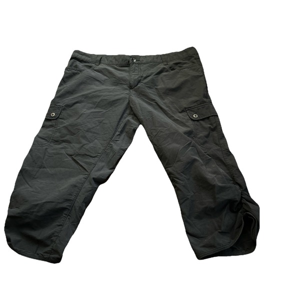 Woolrich Hiking Capri Womens 10 Gray Cargo Pockets Cotton/nylon - Picture 1 of 8